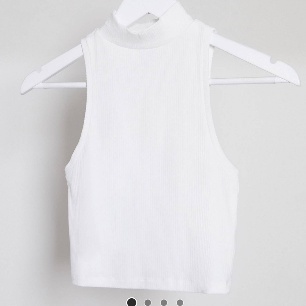 ASOS Petite Ribbed Crop Top